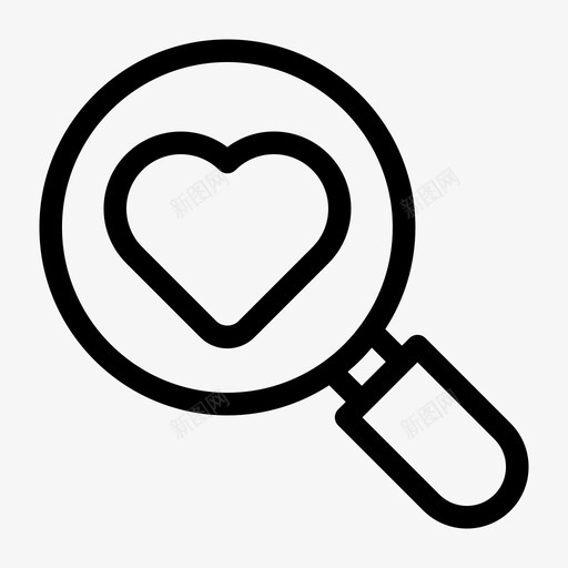寻找爱心爱2图标svg_新图网 https://ixintu.com 寻找爱 心 爱2