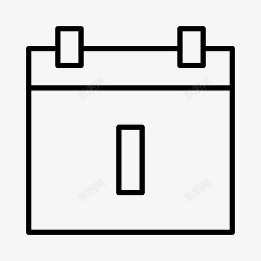 日历商务公司图标svg_新图网 https://ixintu.com 公司 办公室 商务 工作 日历 时间管理