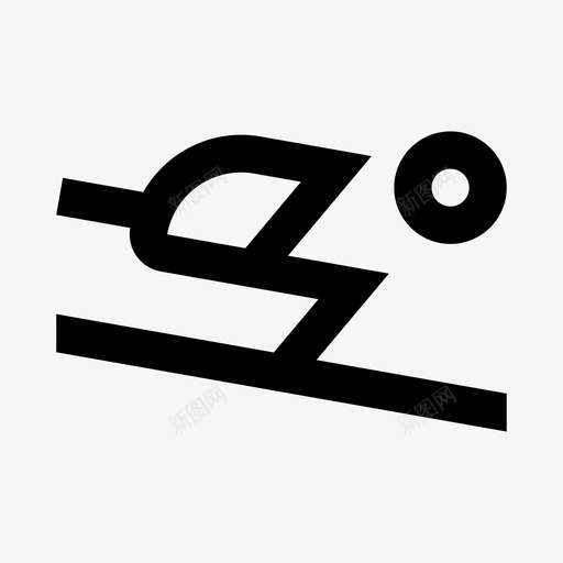 滑雪者人雪图标svg_新图网 https://ixintu.com 人 人2 滑雪者 线 运动 雪