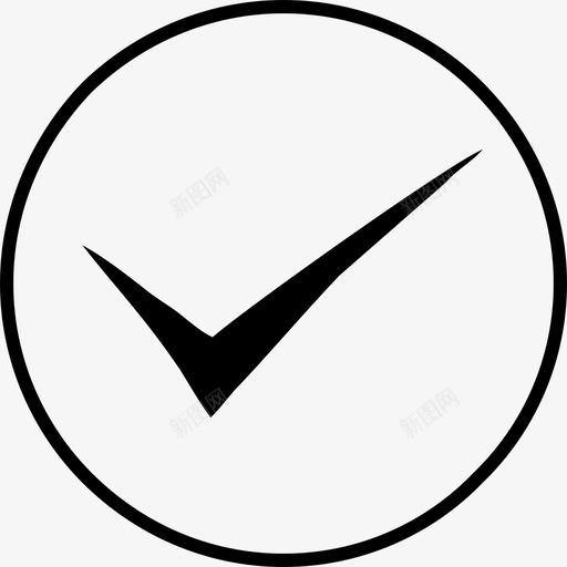 检查表复选标记复选框图标svg_新图网 https://ixintu.com 复选标记 复选框 检查表 验证