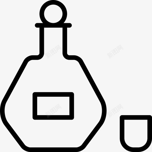 朗姆酒酒酒瓶图标svg_新图网 https://ixintu.com 奢侈品 朗姆酒 烈酒 稀饮 酒 酒瓶
