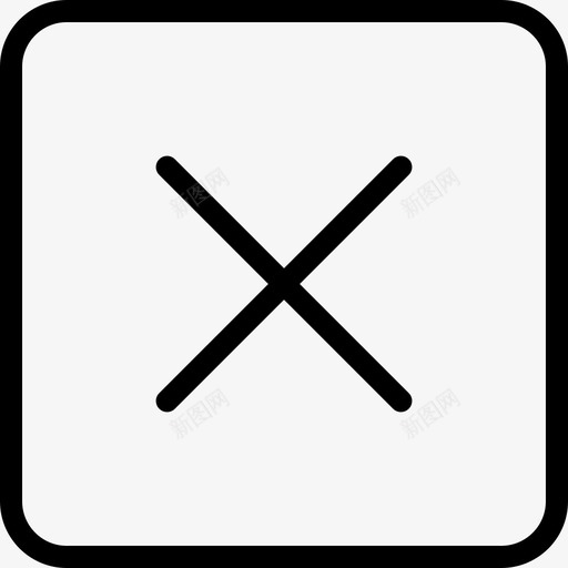 删除按钮界面在线应用程序图标svg_新图网 https://ixintu.com 删除按钮 在线应用程序 界面