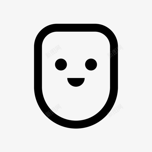个人资料微笑用户图标svg_新图网 https://ixintu.com 个人资料 头 对象 帐户 微笑 用户 脸