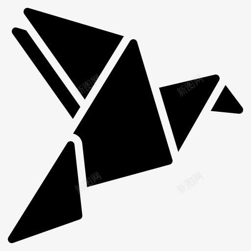 折纸日语纸张图标svg_新图网 https://ixintu.com 传统 折纸 日语 纸张