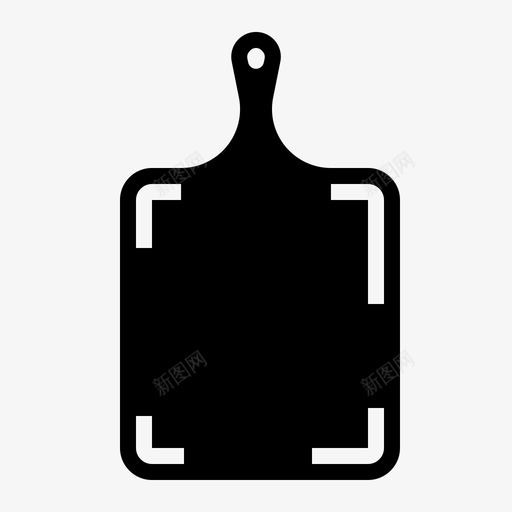 板厨师砧板图标svg_新图网 https://ixintu.com 厨师 板 烘焙02固体 砧板