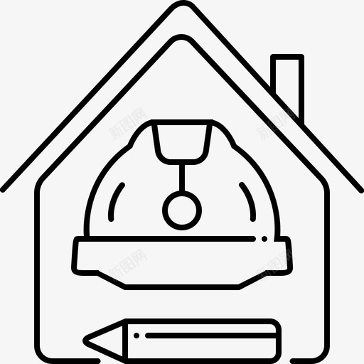 建筑规划建筑房地产图标svg_新图网 https://ixintu.com 建筑 建筑规划 房地产