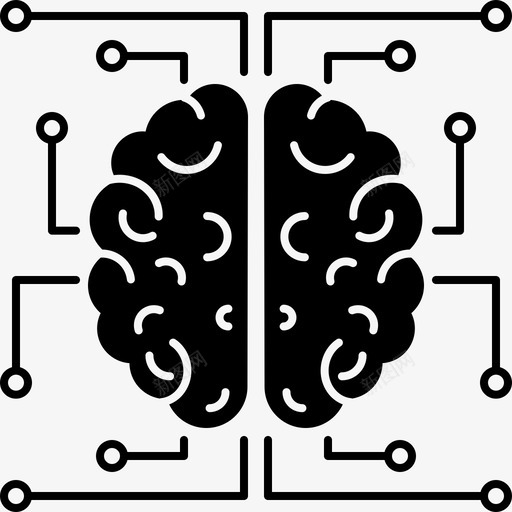 神经学脑头痛图标svg_新图网 https://ixintu.com 头痛 神经学 神经科学 脑 骨科