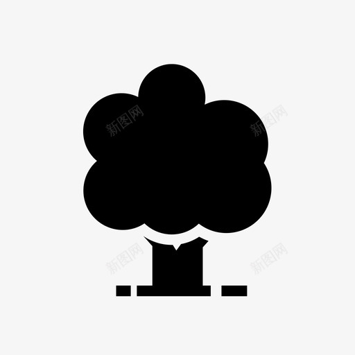 树农场森林图标svg_新图网 https://ixintu.com 农场 木头 树 森林 花园