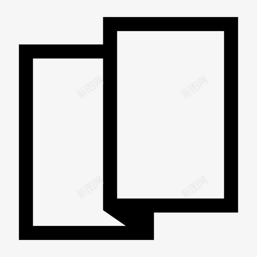 宣传册张图标svg_新图网 https://ixintu.com 宣传册 张