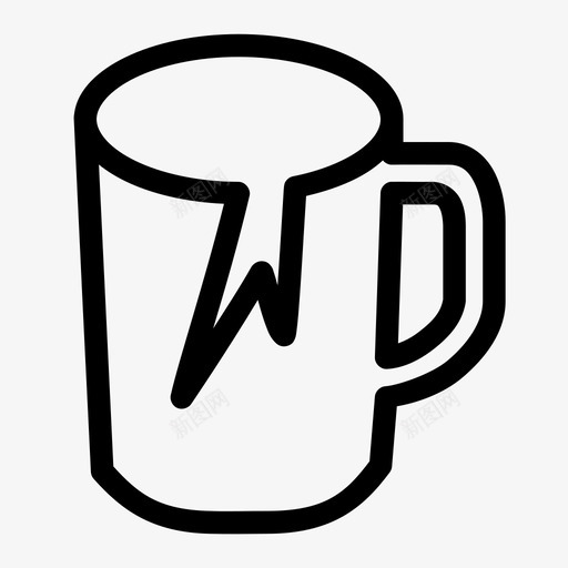 破杯子杯子玻璃图标svg_新图网 https://ixintu.com 杯子 玻璃 破杯子