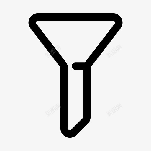 漏斗填料过滤器图标svg_新图网 https://ixintu.com 商业分析 填料 漏斗 过滤器 销售漏斗