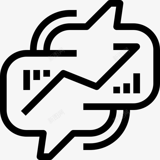 沟通商务图表图标svg_新图网 https://ixintu.com 信息 商务 图表 沟通 演讲 项目管理