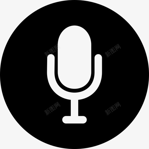 麦克风录音数字麦克风图标svg_新图网 https://ixintu.com 填充样式Web 录音 数字麦克风 麦克风 麦克风声音 麦克风支架