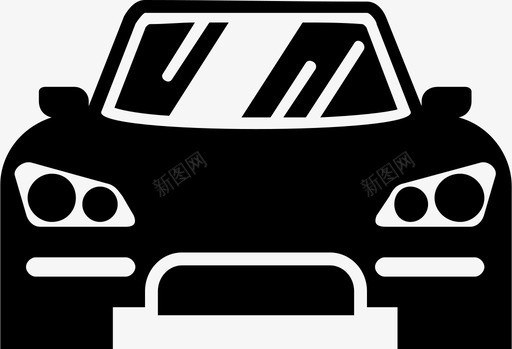 汽车比赛速度图标svg_新图网 https://ixintu.com 比赛 汽车 车辆 速度