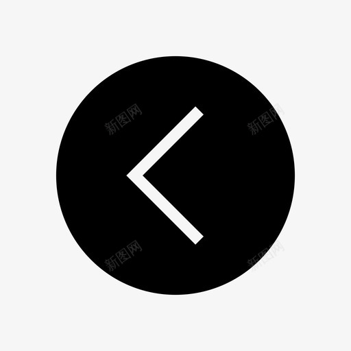 后退后退箭头向左图标svg_新图网 https://ixintu.com 后退 后退箭头 向左 向左箭头 食欲