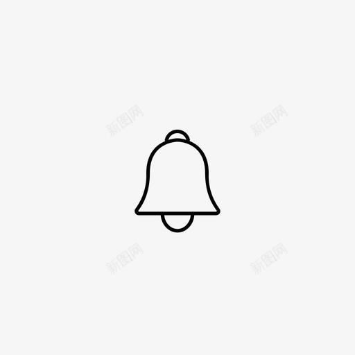 铃声通知用户界面基础图标svg_新图网 https://ixintu.com 用户界面基础图标 通知 铃声