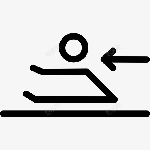 伸展运动普拉提工作室线性图标svg_新图网 https://ixintu.com 伸展运动 普拉提工作室 线性