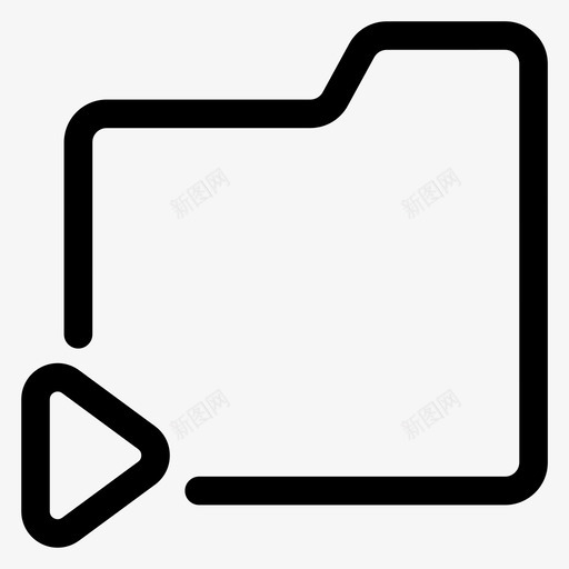 发送文件夹添加文档图标svg_新图网 https://ixintu.com 发送文件夹 文档 文档文件夹 新建 添加