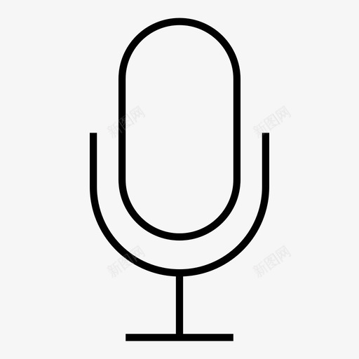 麦克风放大器收音机图标svg_新图网 https://ixintu.com ios像素完美线条图标 声音 录音 收音机 放大器 磁带 麦克风