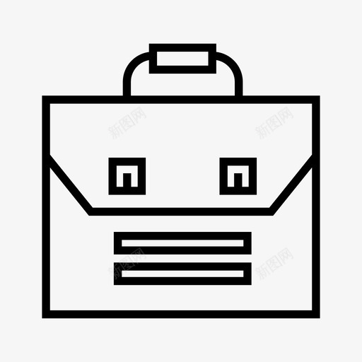 公文包包手提包图标svg_新图网 https://ixintu.com 公文包 公文包系列 包 手提包 手提箱