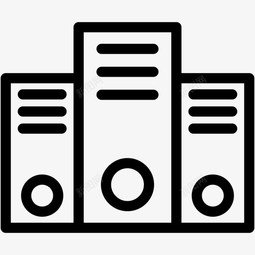 服务器数据中心web开发图标svg_新图网 https://ixintu.com web开发 数据中心 服务器