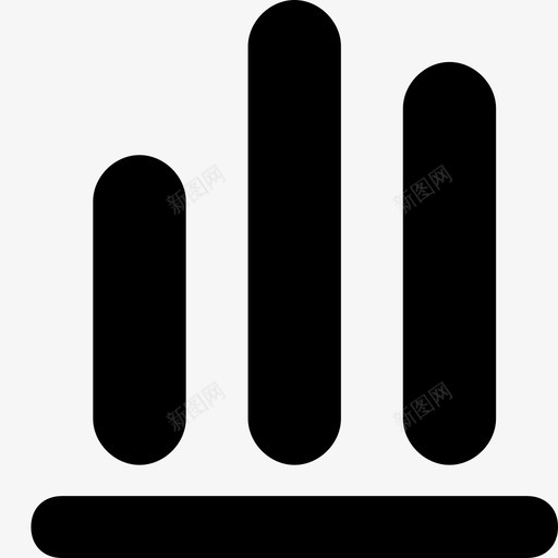 柱状图iconsvg_新图网 https://ixintu.com 柱状图icon