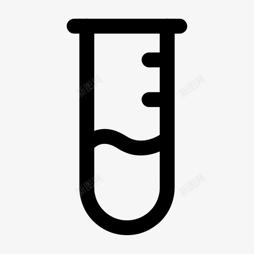 试管烧杯化学图标svg_新图网 https://ixintu.com 化学 实验室 所有尺寸的基本图标 烧杯 试管