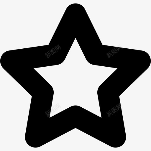 星形通用用户界面图标svg_新图网 https://ixintu.com 星形 通用用户界面图标