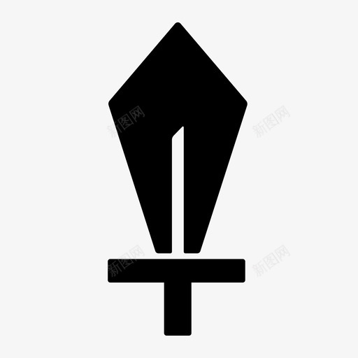 剑攻击游戏图标svg_新图网 https://ixintu.com 剑 攻击 游戏