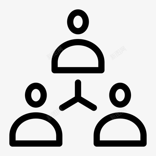 团队业务团队网络图标svg_新图网 https://ixintu.com 业务团队 团队 团队合作 小团队 用户 网络
