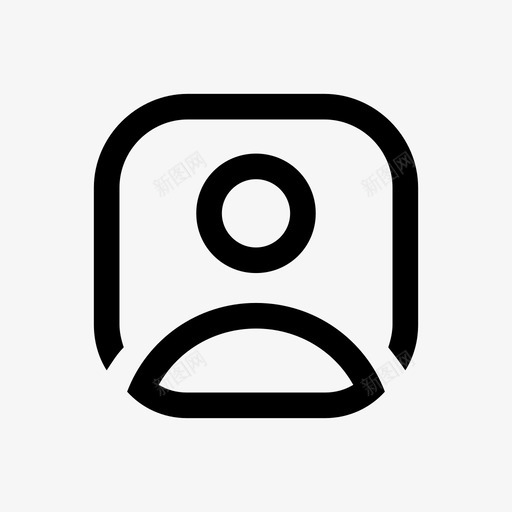 个人资料账户头像图标svg_新图网 https://ixintu.com 个人简介 个人资料 头像 用户 账户