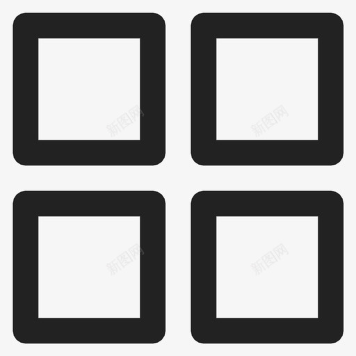 应用程序网格菜单图标svg_新图网 https://ixintu.com 导航 应用程序 网格 菜单