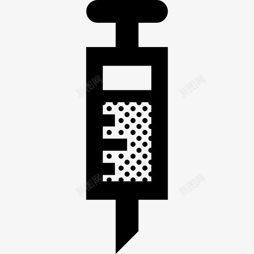注射静脉注射治疗图标svg_新图网 https://ixintu.com 治疗 注射 疫苗接种 粗线虚线 静脉注射