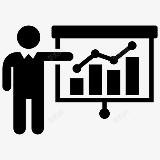 演示图表报告图标svg_新图网 https://ixintu.com 业务1 图表 报告 演示 研讨会