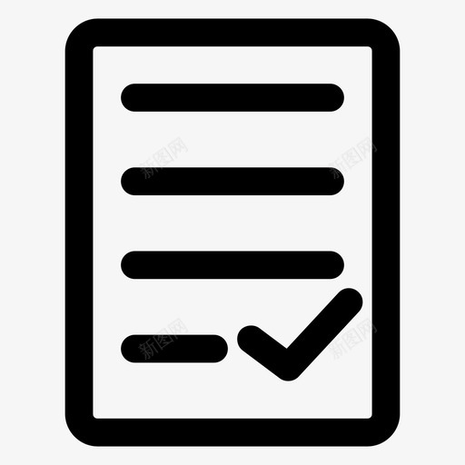文件检查表清单图标svg_新图网 https://ixintu.com 图标 文件 检查表 清单