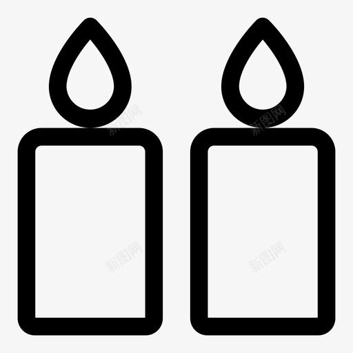 蜡烛禁欲礼拜图标svg_新图网 https://ixintu.com 商务办公套房ol 礼拜 禁欲 蜡烛