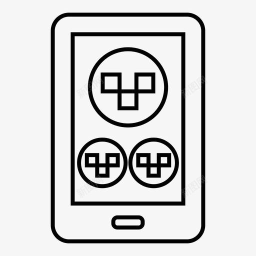手机出租车图标svg_新图网 https://ixintu.com 出租车 手机