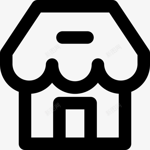 商店商场出售图标svg_新图网 https://ixintu.com 出售 商场 商店 生意