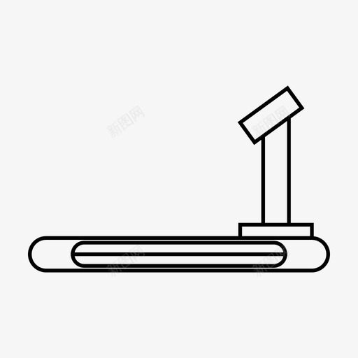 跑步机健康跑步图标svg_新图网 https://ixintu.com 保健 健康 跑步 跑步机 运动