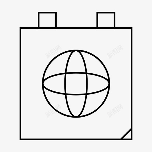 地球日计划旅游图标svg_新图网 https://ixintu.com 世界日 地球日 工作 旅游 计划