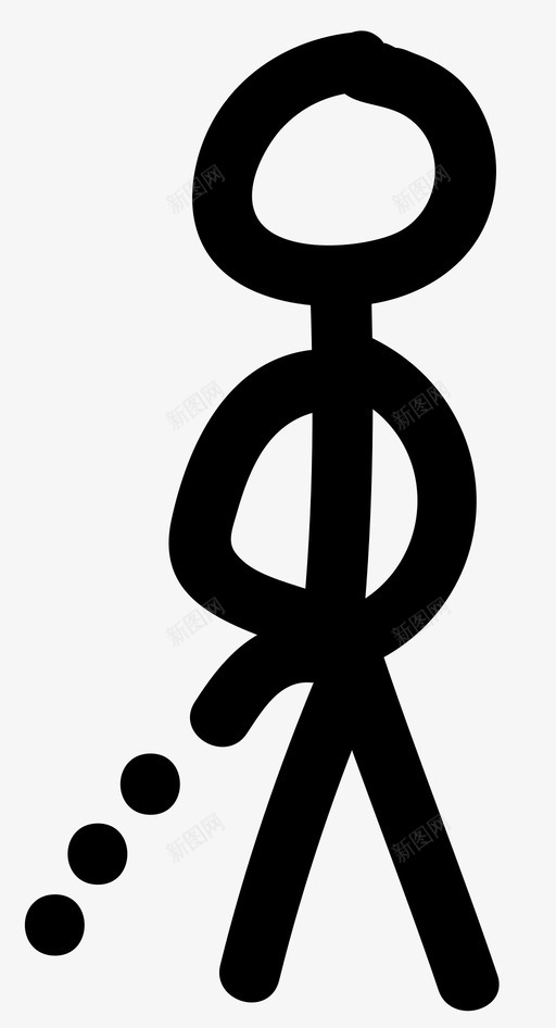 小便男女厕所图标svg_新图网 https://ixintu.com 女厕所 小便男