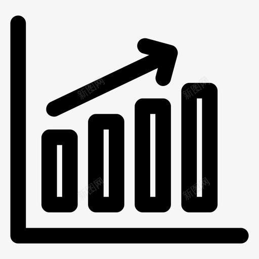 增加增加收入增加销售额图标svg_新图网 https://ixintu.com 增加 增加收入 增加销售额 趋势