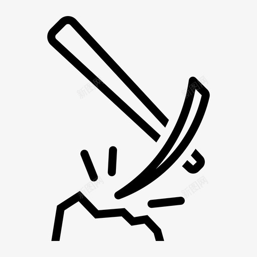 矿工职业采矿图标svg_新图网 https://ixintu.com 矿工 职业 采矿