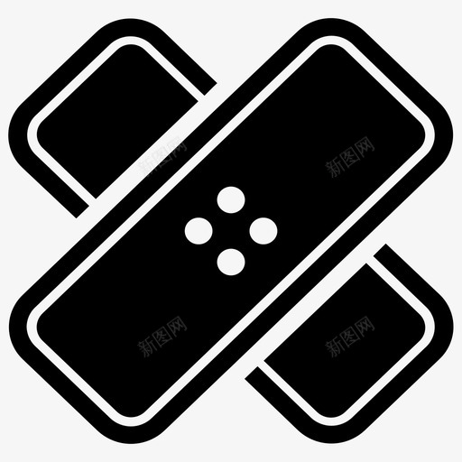 绷带医生医疗保健图标svg_新图网 https://ixintu.com 2000个简单实心图标 医生 医疗 医疗保健 医院 绷带