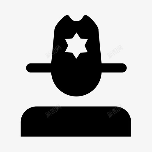警长警官警察图标svg_新图网 https://ixintu.com 材料设计人员 用户 警官 警察 警长