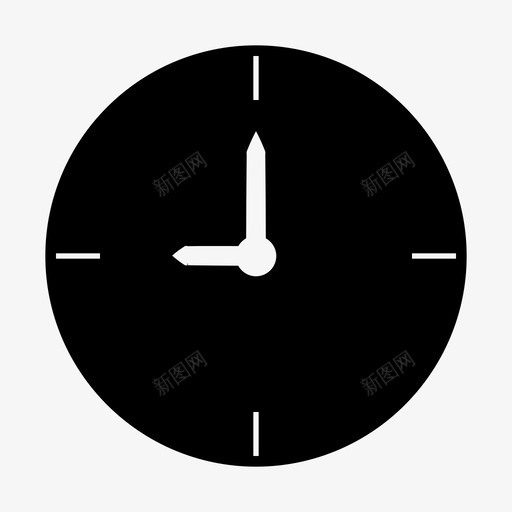 时钟小时时段图标svg_新图网 https://ixintu.com 小时 时段 时钟 时间 电影院 等待