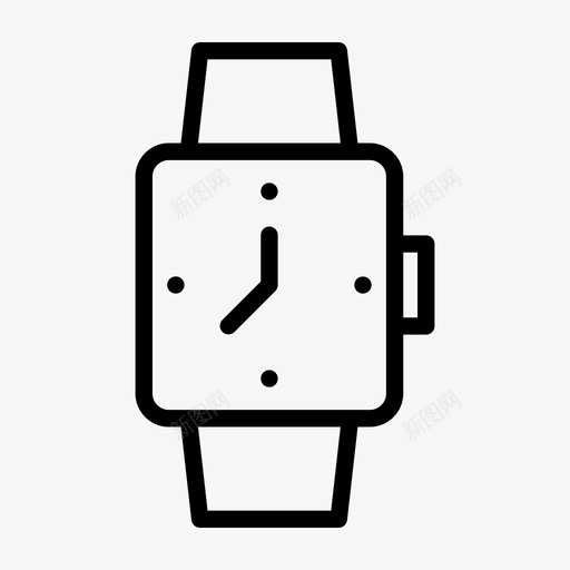 手表时钟智能手表图标svg_新图网 https://ixintu.com 手表 时钟 时钟2 时间 智能手表 速度
