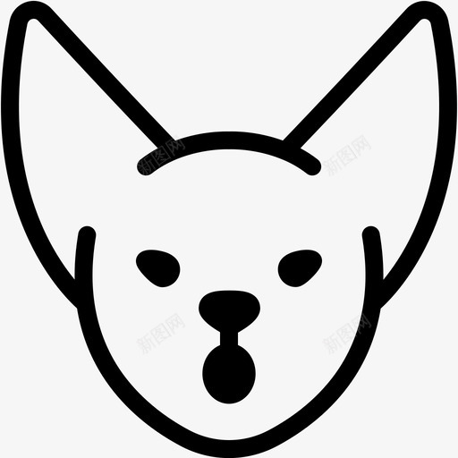 张嘴表情情绪图标svg_新图网 https://ixintu.com 张嘴 情绪 感觉 芬内克福克斯 芬内克福克斯表情线 表情