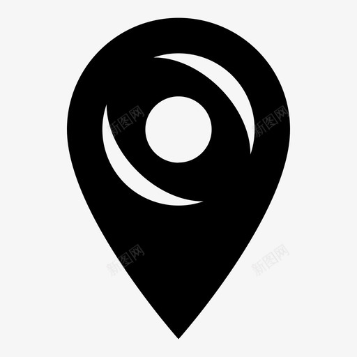 地图图钉地标位置图标svg_新图网 https://ixintu.com 位置 地图图钉 地标 地标和地图图钉 导航