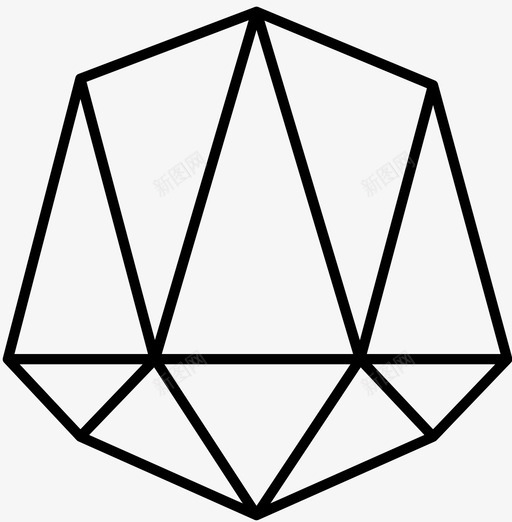 钻石翡翠宝石图标svg_新图网 https://ixintu.com 宝石 珠宝 翡翠 钻石 钻石薄